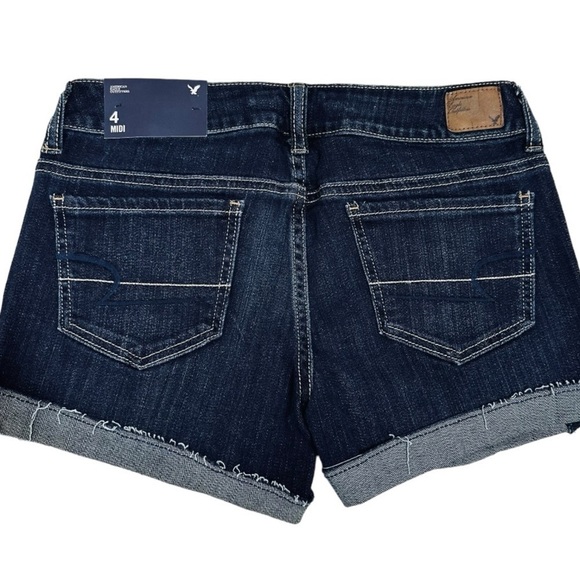 American Eagle Outfitters Jean Shorts Size 4 NEW - Picture 2 of 9